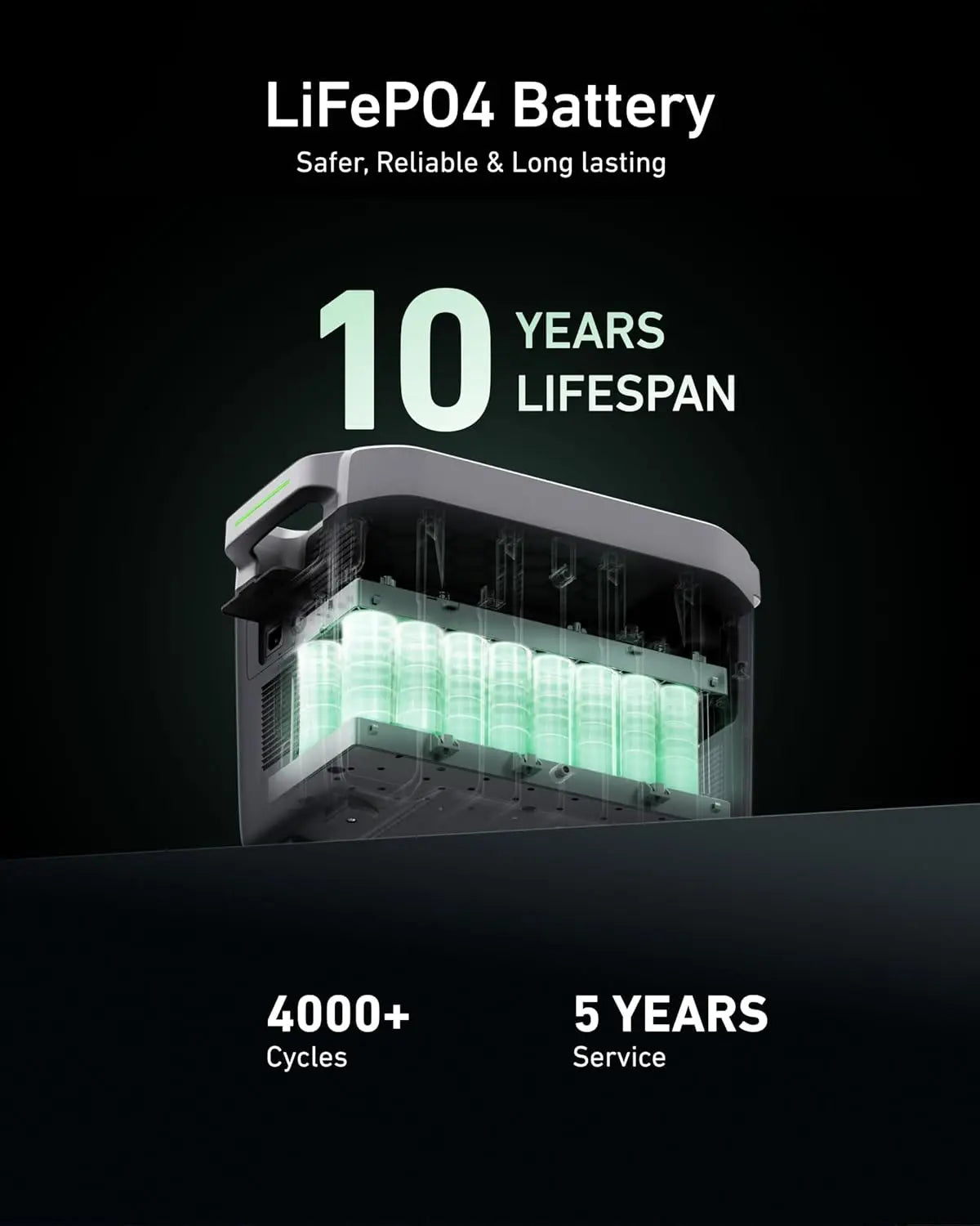 XMSJ Infinity LifePO4 Portable Power Station Solar Generator