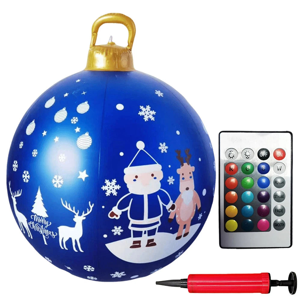 Shunmaii Inflatable Christmas Ball With LED Light Remote Control
