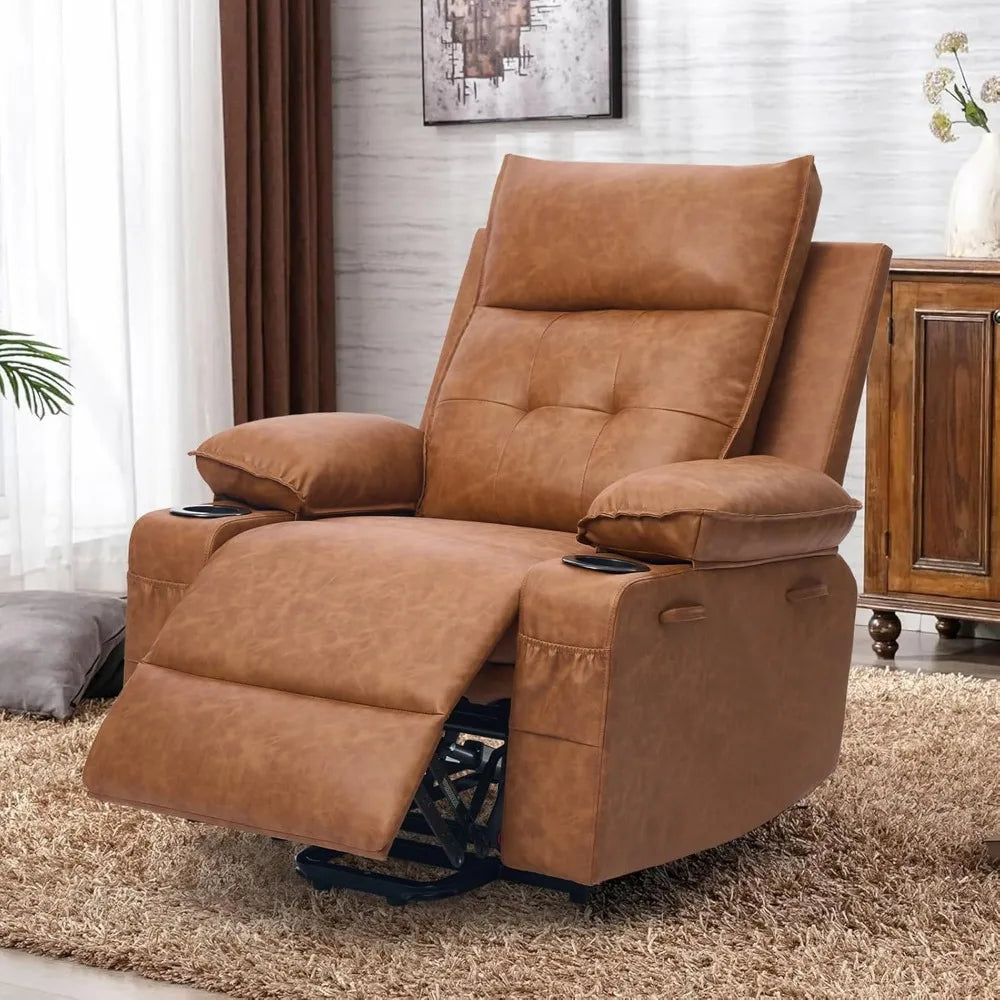 Power Lift Chair for Elderly,Electric Recliner Chair with Vibrating Massage & Heating,Living Room Chair with Thickened armrest,