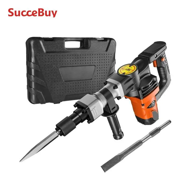 SucceBuy 1400W Demolition Jack Hammer Heavy Duty Concrete Breaker