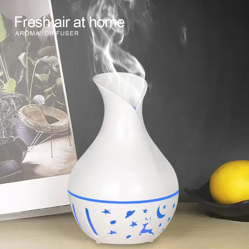 Hign-concerned Mini Ultrasonic Aroma Diffuser With LED Night Light