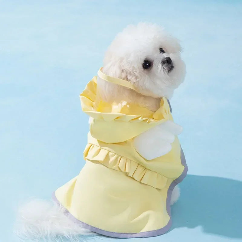 GuTing Premium Quality Angel Dog Waterproof Raincoat Cape Poncho EssentialsCollection