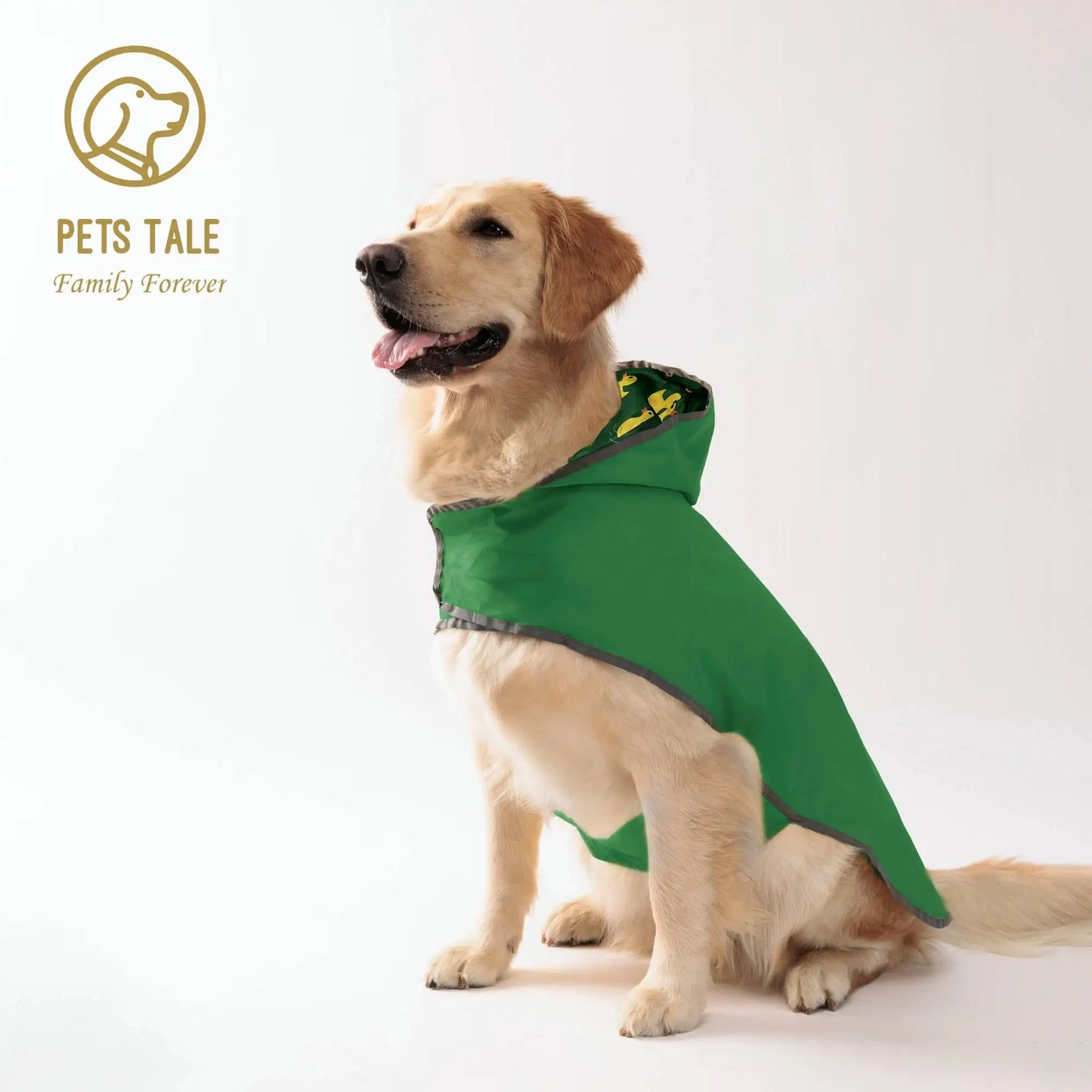PETS TALE All Weather Dog Raincoat DualSided Waterproof Coat AllSeasonProtection