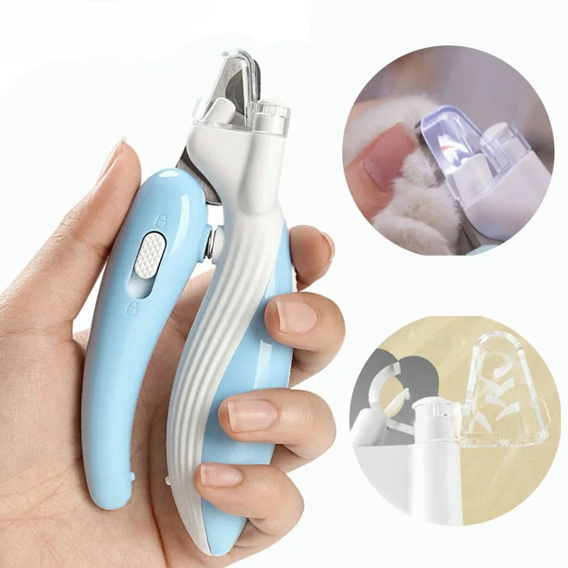 Hign-concerned PremiumHighQuality LED Battery-Powered Lighted Pet Nail Clippers For Dogs