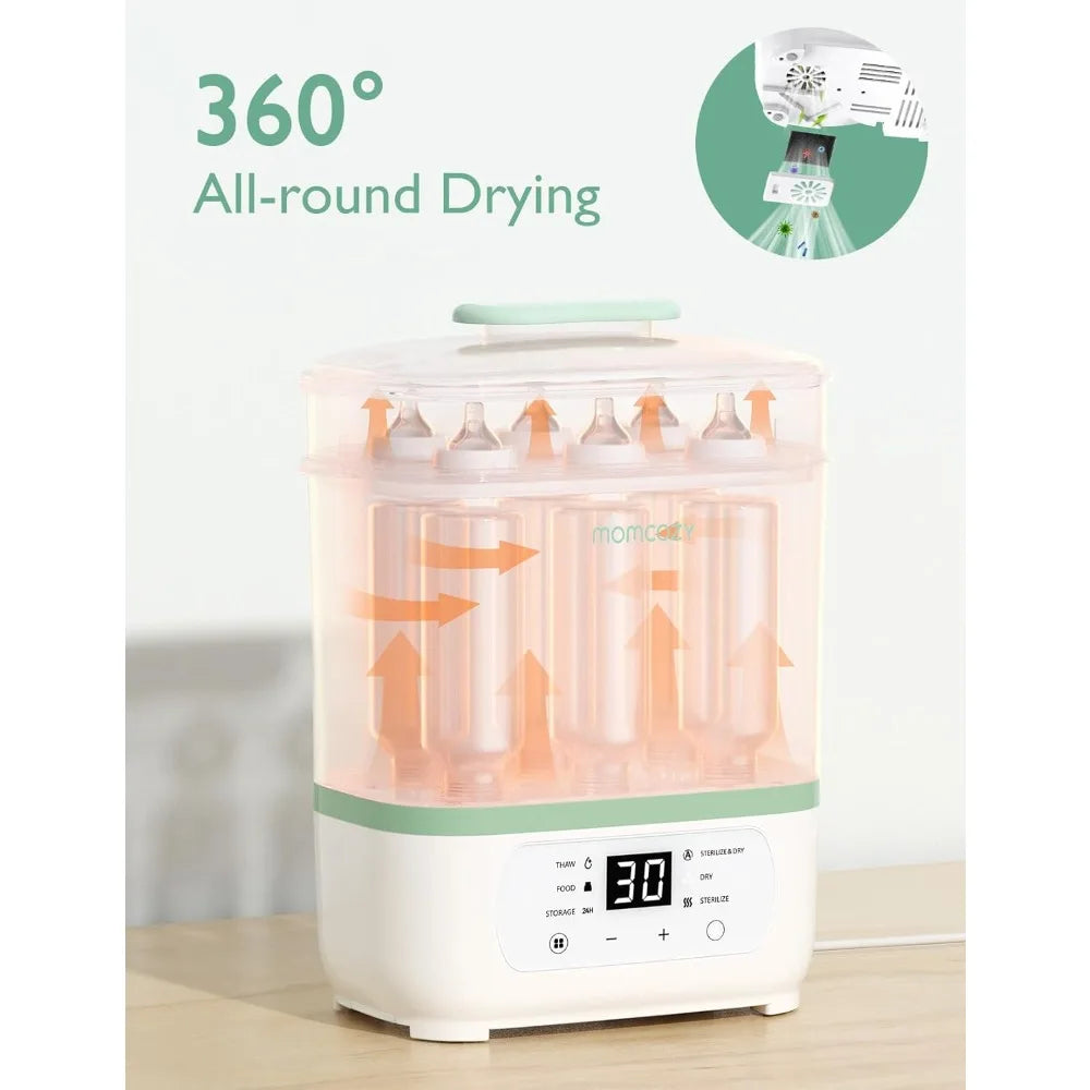 Hign-concerned 8in1 Expressive Ultraclean Electric Steam Sterilizer Bottle Dryer Comprehensive