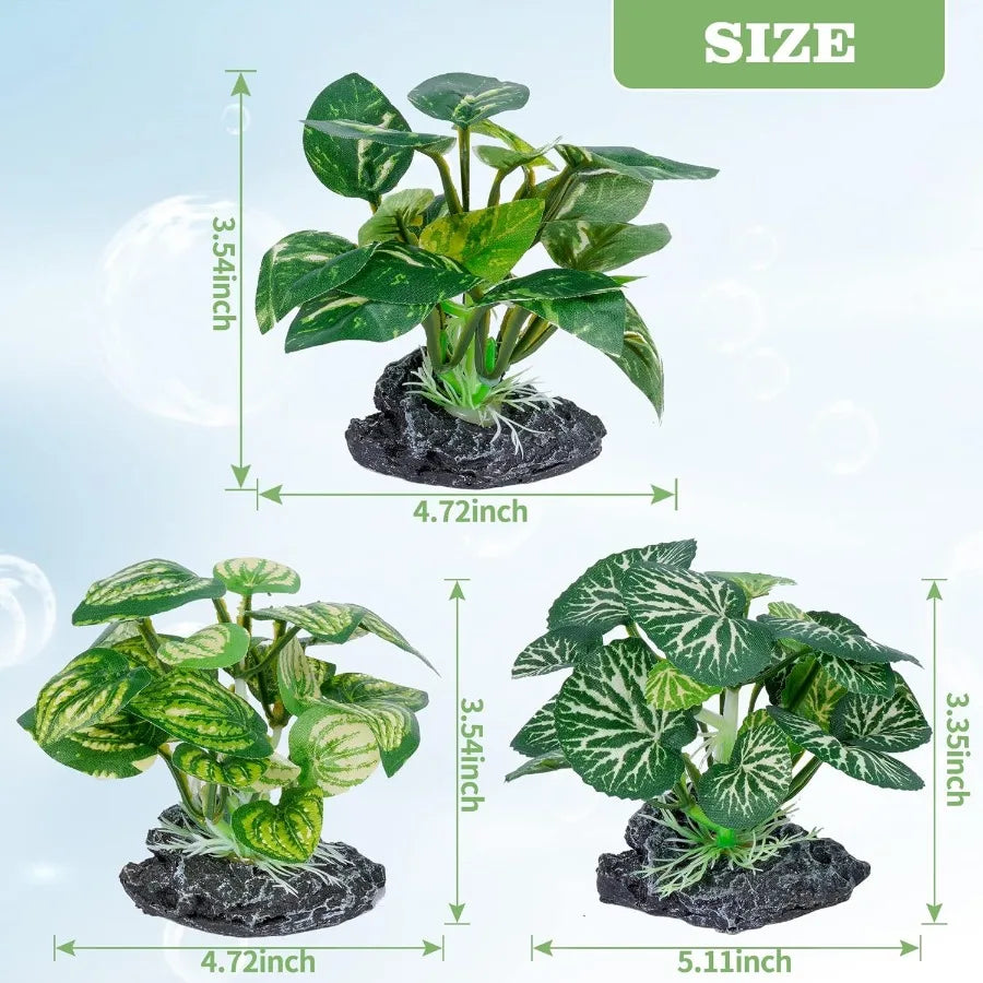 Hign-concerned Premium Aquarium Decorations Betta SilkLeaf Pad Hammock Cichlid Hideaway