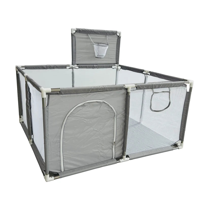 IMBABY Baby Playpens Cartoon Baby Corralitos with Protective Angle Playpen for Children Indoor Game Parks for Baby Playground