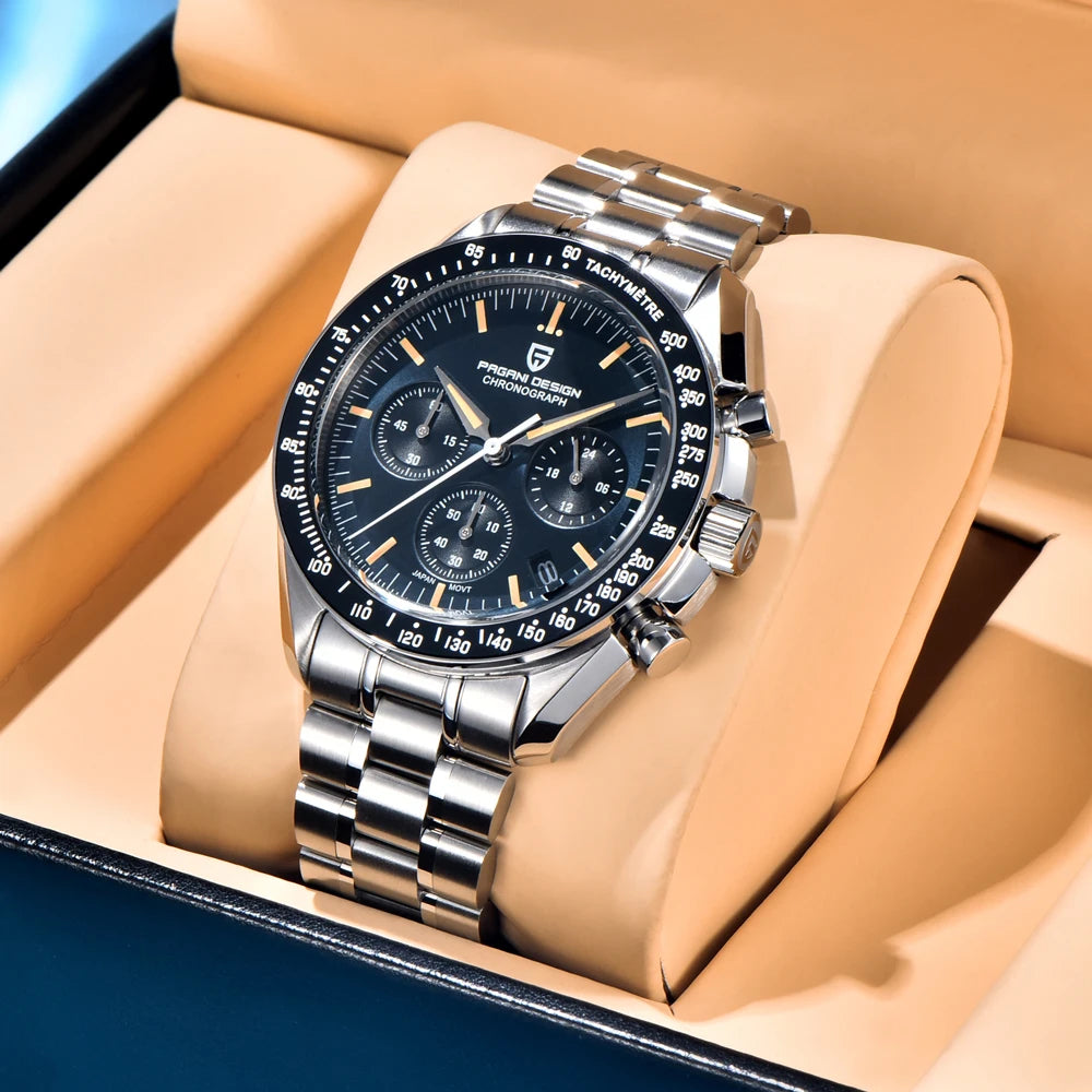 Pagani Design Moon V6 Mens Quartz Chronograph Watch