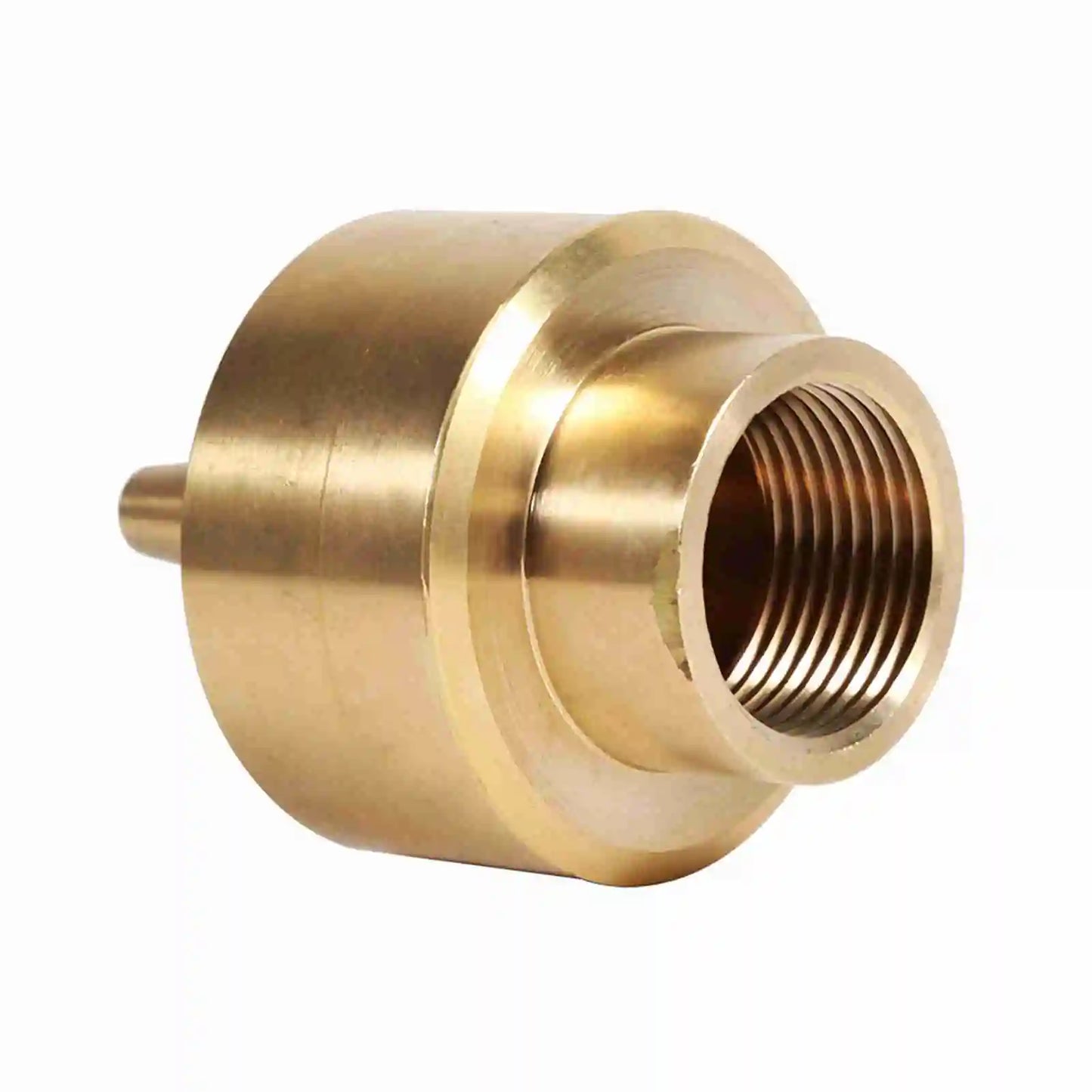 3/4" Brass Fountain Nozzle Column Garden Pond Fountain Water Nozzle Sprinkler Spray Head Gold