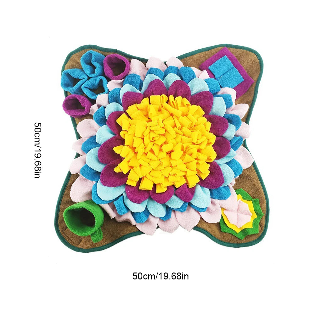 Shunmaii Pet SnufflePuzzle Feeding Mat ForagingSkillDevelopment Nose Training Pad Enrichment