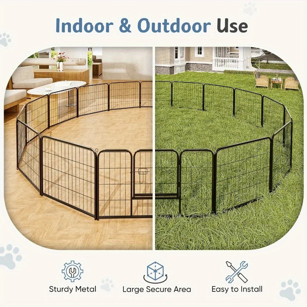 Hign-concerned Indoor Dog Playpen Safe Stress Free Space