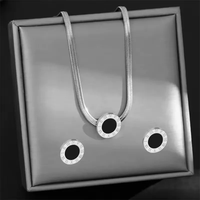Fine Or Fashion Stainless Steel Jewelry Necklace Earrings