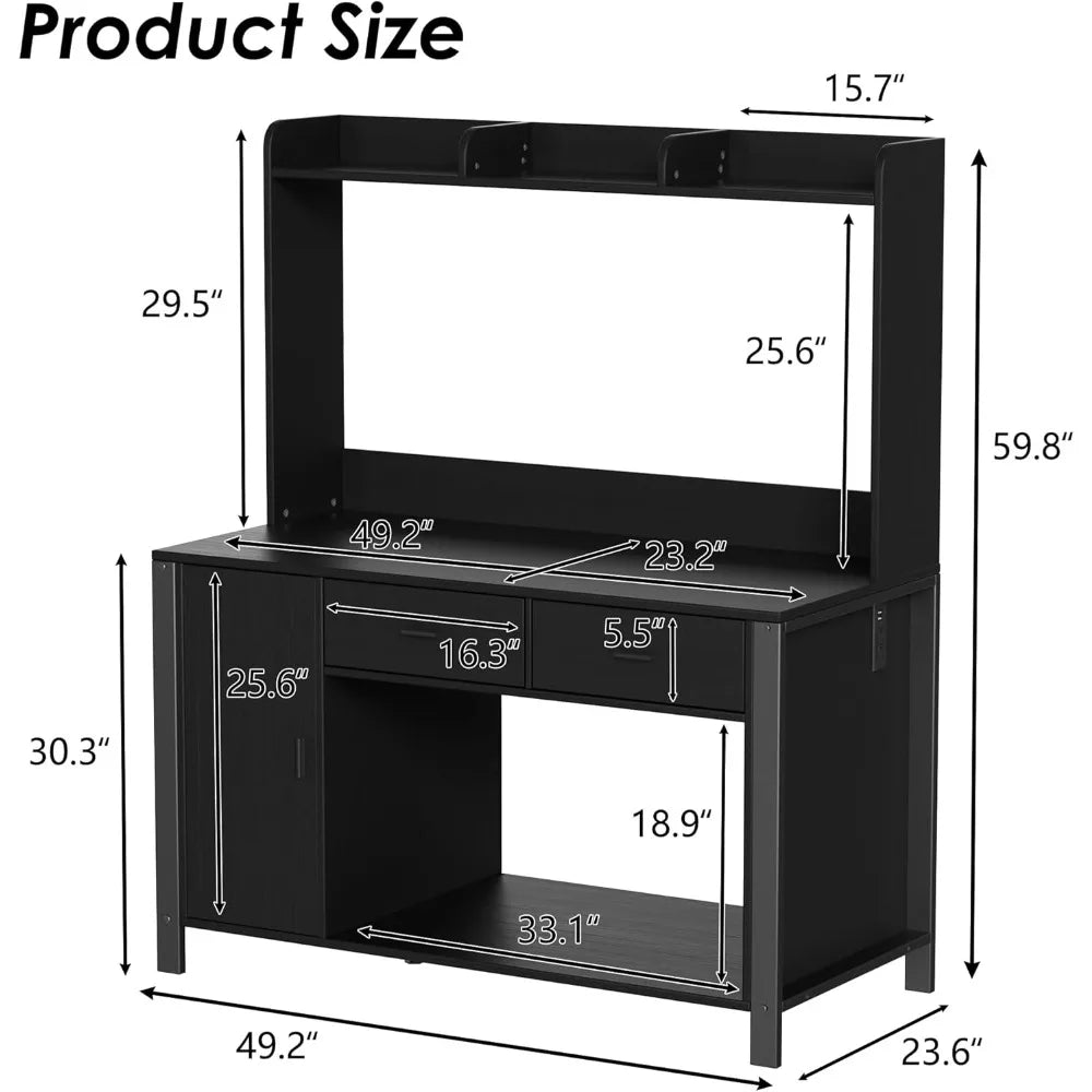 Reptile TerrariumDisplayEnclosure EnclosureSystem Stand With Premium Led Lighting And OutletPowerModule
