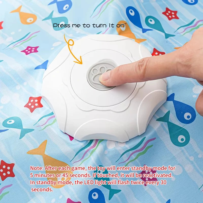 Premium Interactive Hide And Seek MotionActivated Cat Toy Concealed FeatheredMice