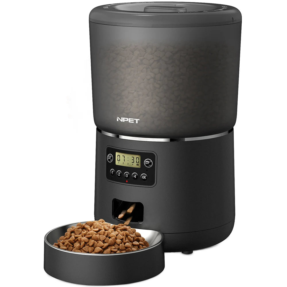 NPET Premium Intelligent Pet Feeder With Programmable Interoperability App Control