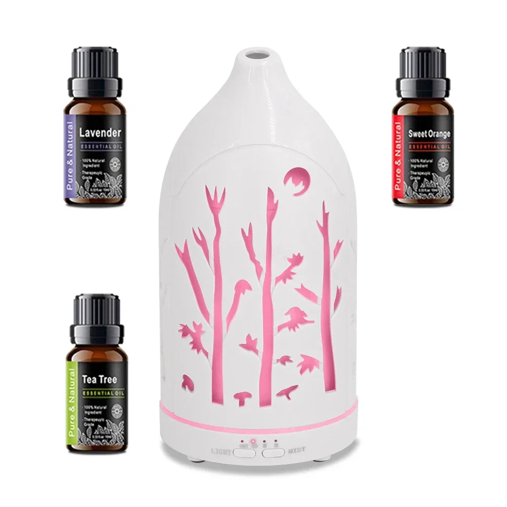 Hign-concerned Aromatherapy Diffuser Auto Shut Off Ultra Quiet 3 Oils