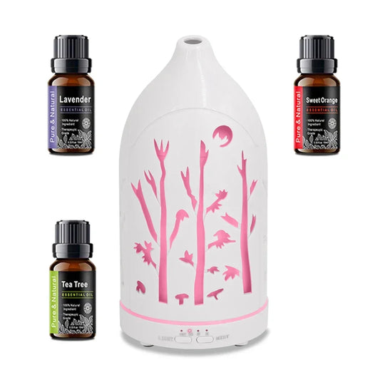 Hign-concerned Aromatherapy Diffuser Auto Shut Off Ultra Quiet 3 Oils