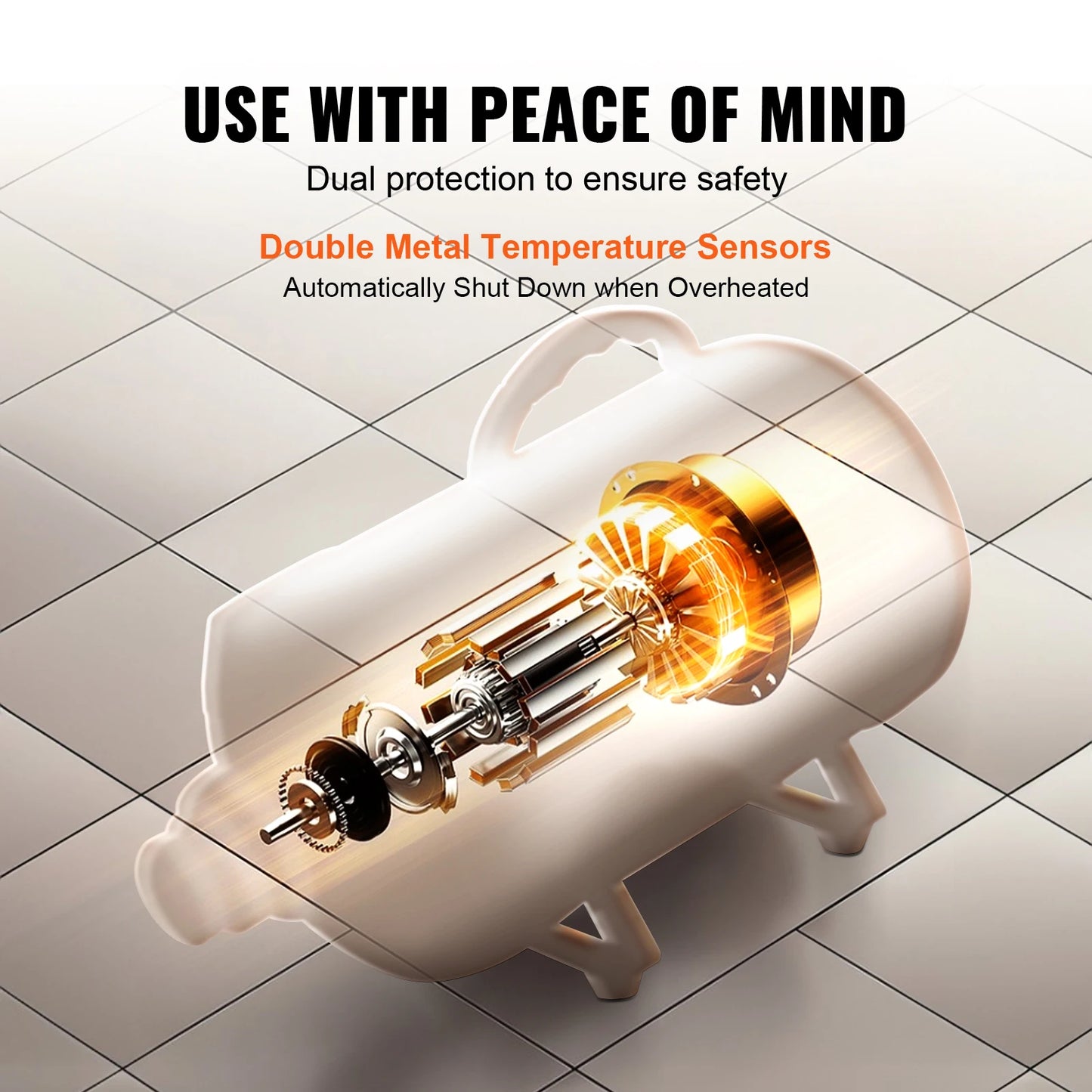 SucceBuy Dog Dryer 2000W Pet Grooming Dryer Adjustable TemperatureControl ProGrade