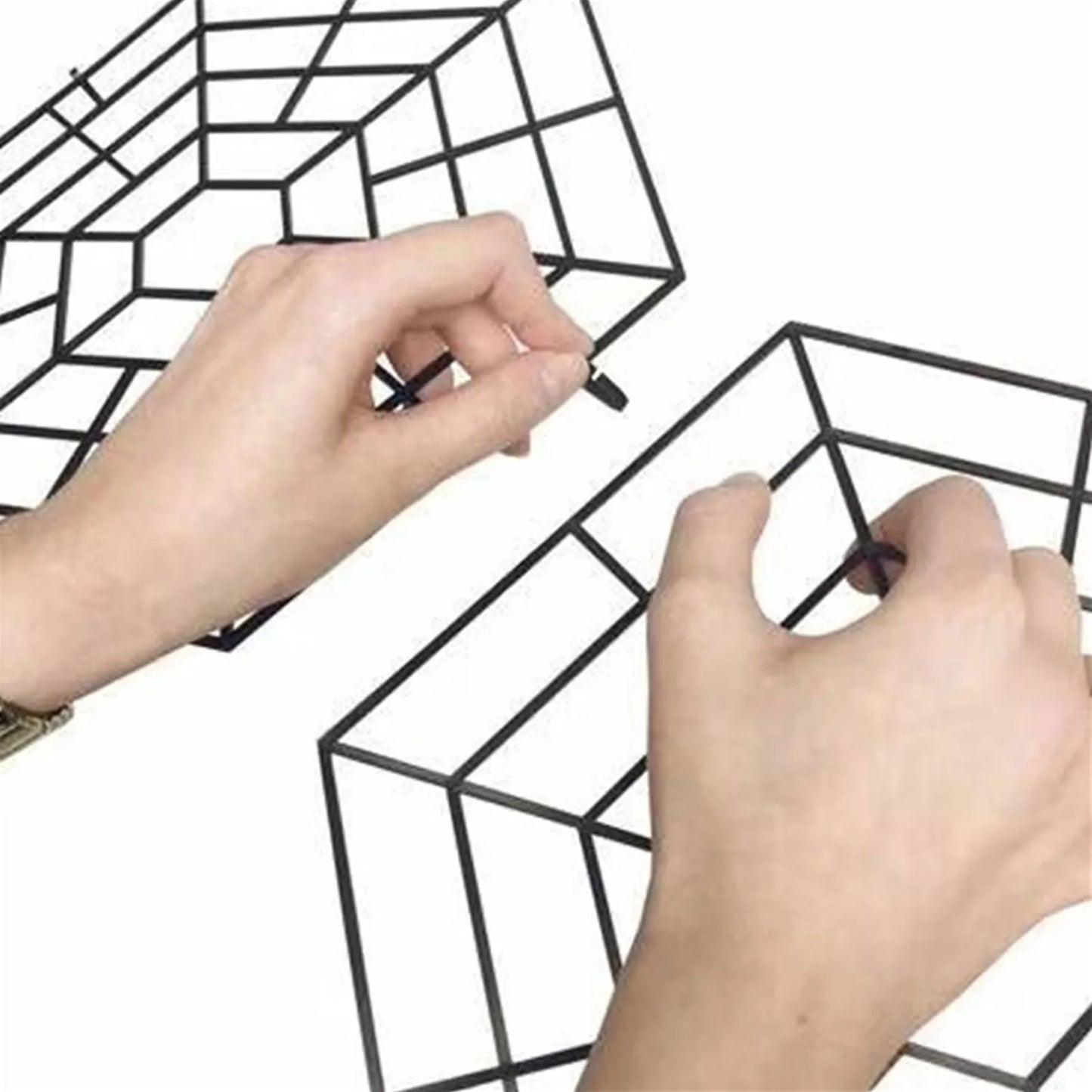 20 Pcs Pond Guard Net Protector Hexagonal Pond Protective Net Hexagonal Floating Protective Net With Connecting Hook For Protect