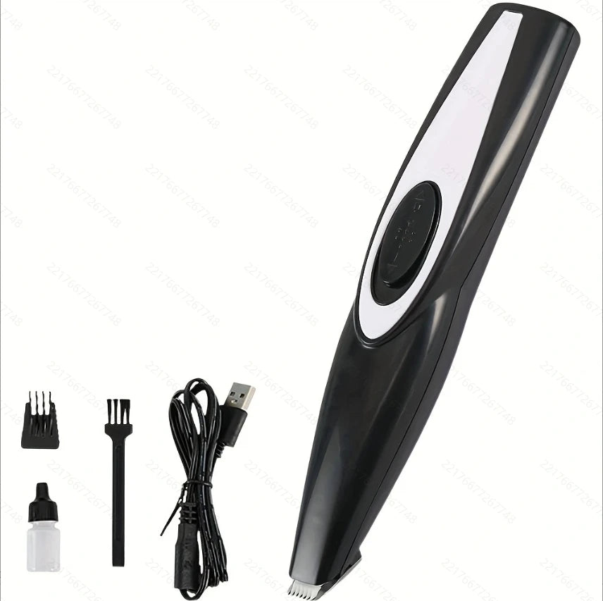 Rechargeable Quiet Dog Grooming Kit With Low Noise Hair Clipper Nail Grinder For Cats And Other Pets
