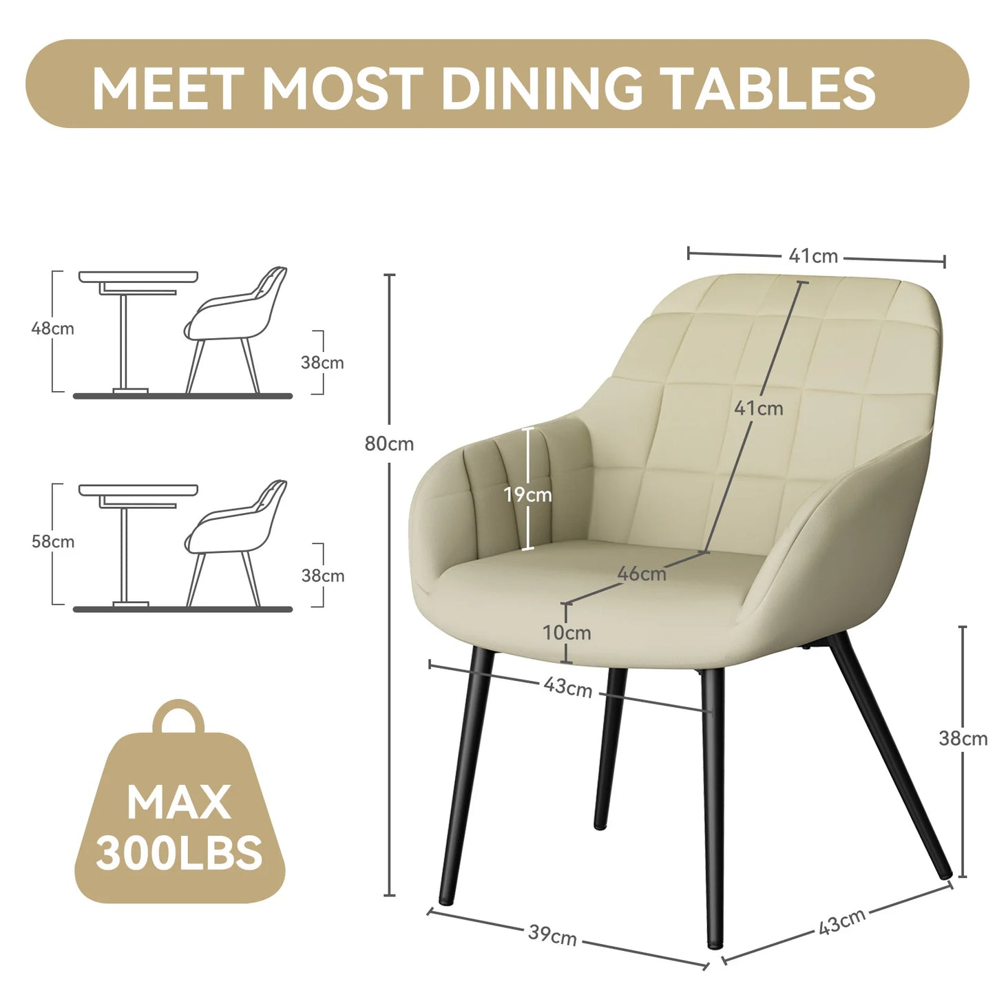 2Pcs Set Chair Bedroom Modern Dining Chairs Office Living Room Luxury Nordic Style Bar Stool Kitchen Furniture