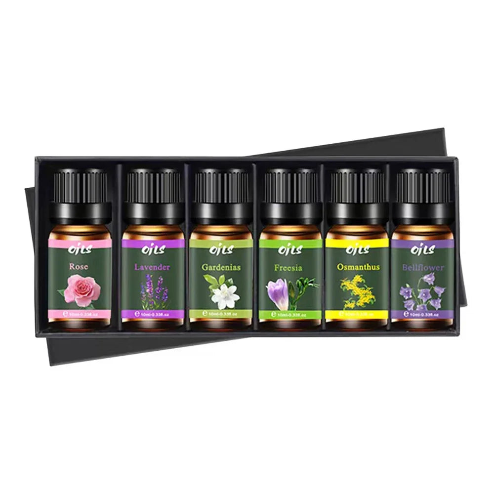 Hign-concerned 6 Piece Premium Essential Oil Set For Advanced AromatherapyDiffusers