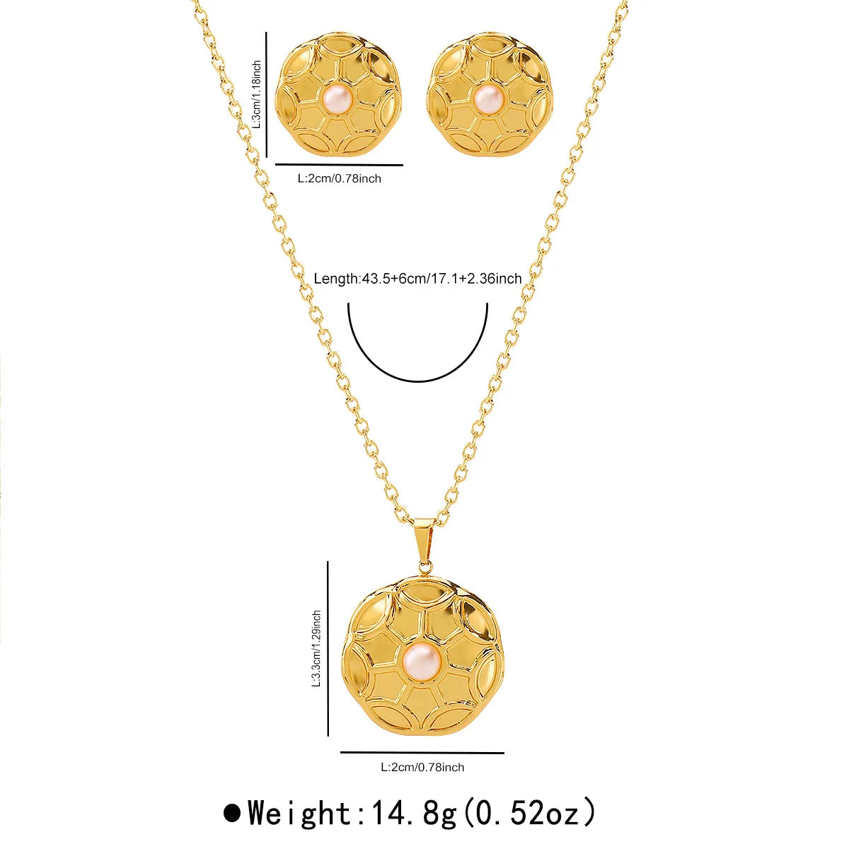 Guangdong 14K Geometric Pendant Necklace For Women