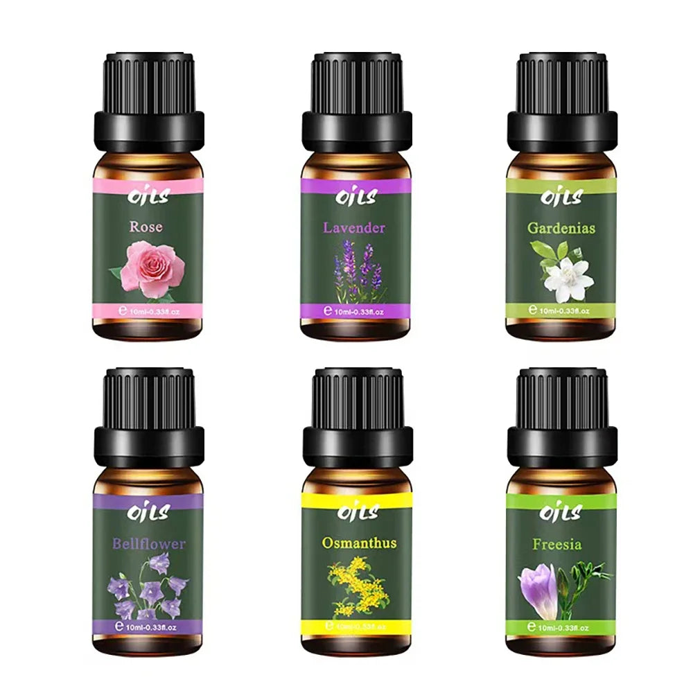 Hign-concerned 6 Piece Premium Essential Oil Set For Advanced AromatherapyDiffusers