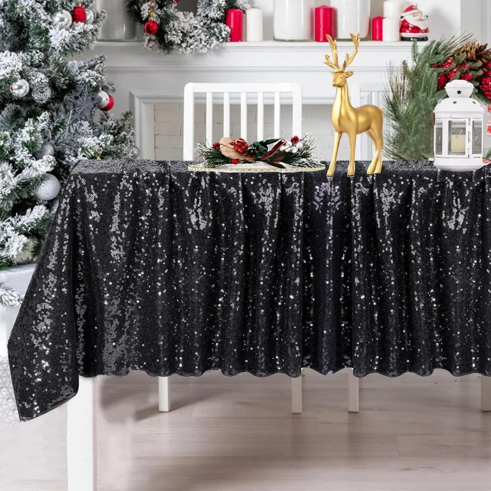 Sequined Tablecloth for Parties and Holiday Events