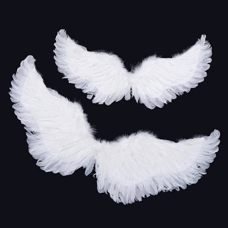 Guangdong Angel Feather Wings For Party Cosplay With Elastic Straps