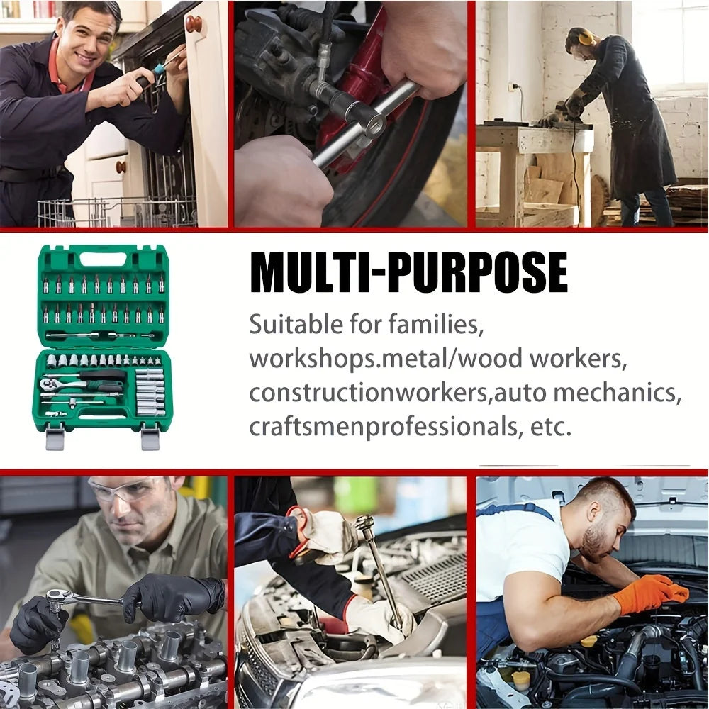 NIUXIANGDIY Socket Ratchet Set With Bits And Extensions