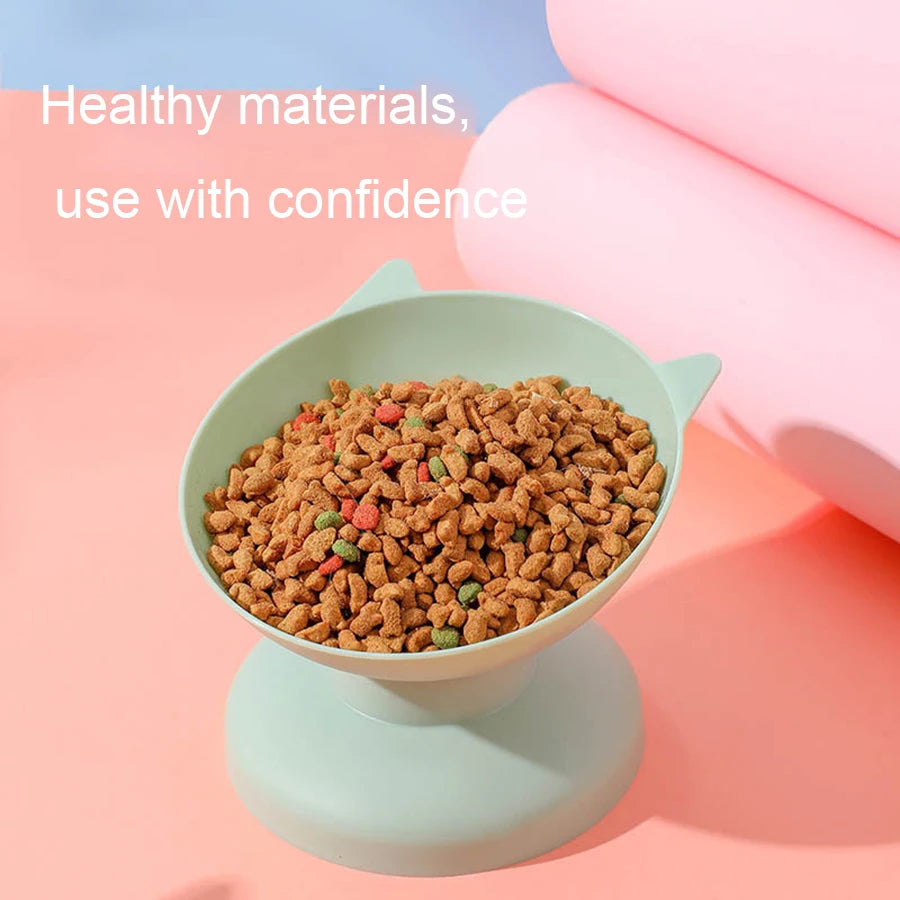 Hign-concerned ElevatedDesign FelineCompanion CaninePet FeedingNutrition HydrationSystem Bowl NonspillGuard