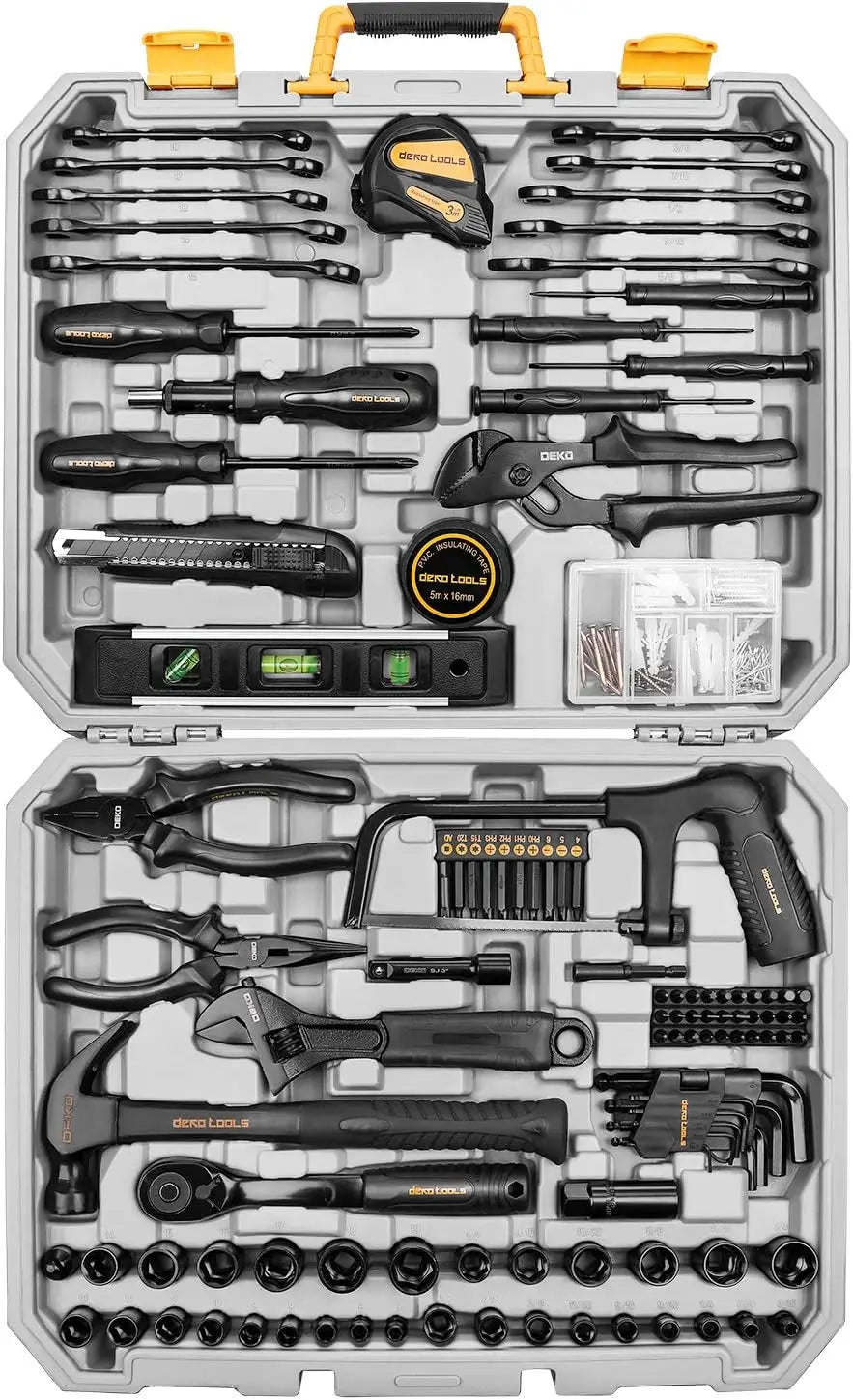 DEKODIY 218 Piece General Household Tool Set Auto Repair Kit