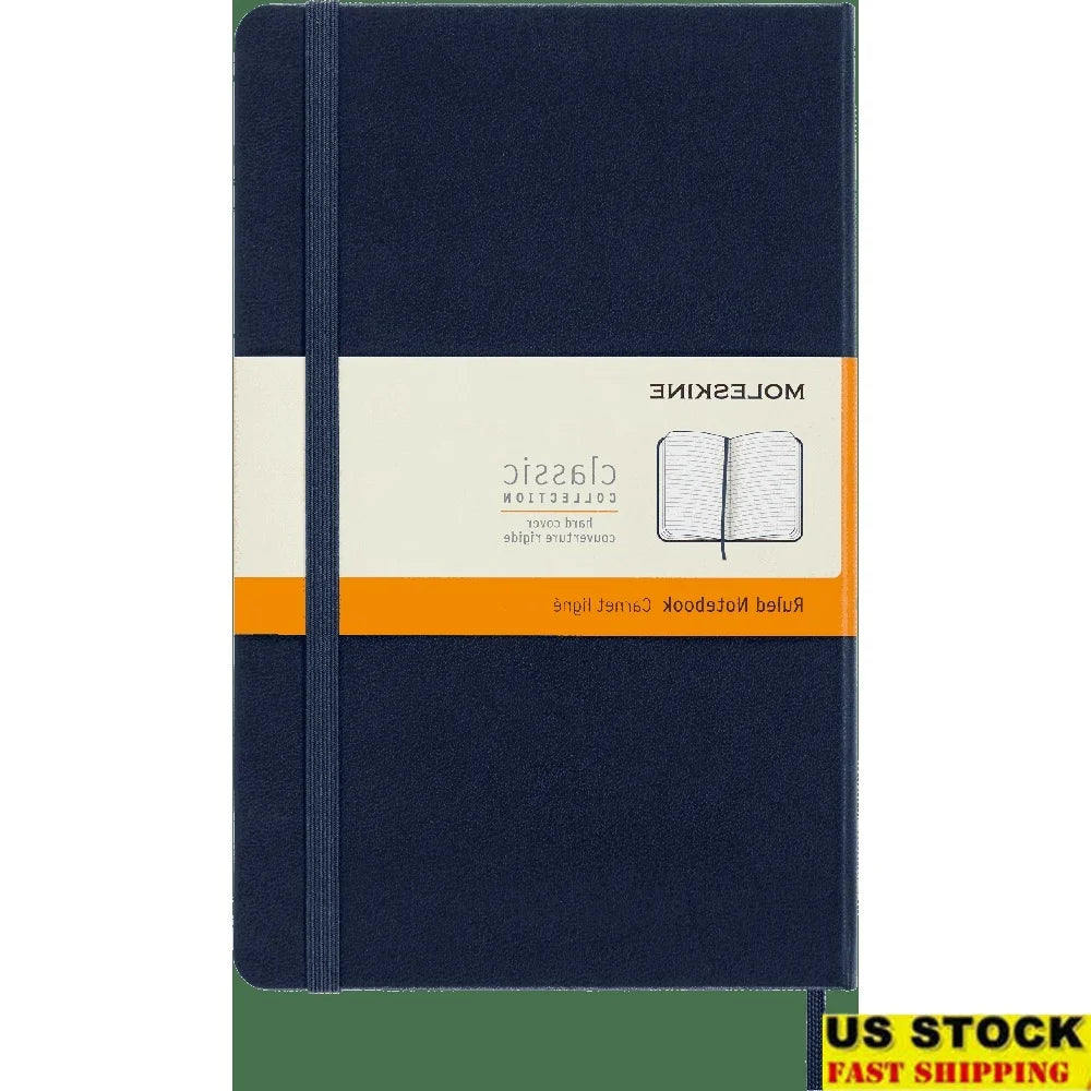 Hign-concerned Classic Ruled Notebook With Elastic Closure