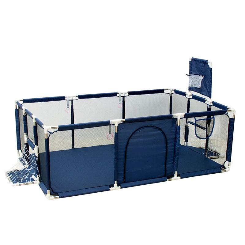 IMBABY Baby Playpens Cartoon Baby Corralitos with Protective Angle Playpen for Children Indoor Game Parks for Baby Playground