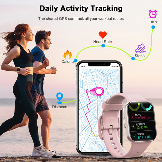 Nerunsa Smartwatch Fitness Tracker Pedometer Sleep Monitor