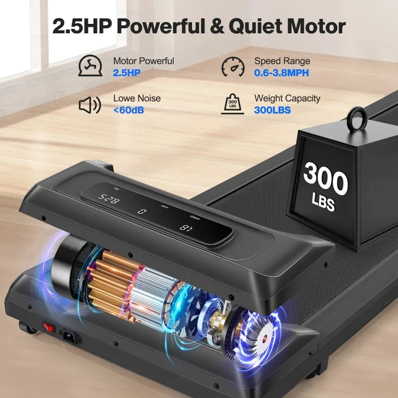 Walking Pad Under Desk Treadmill with Remote Control