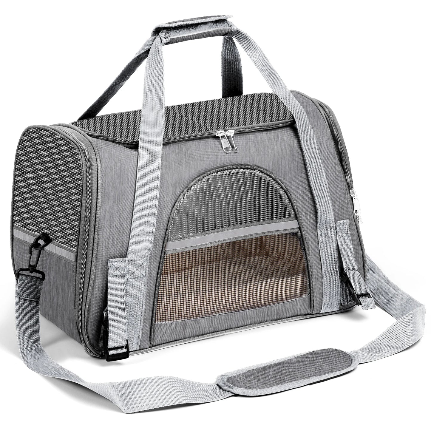 Closure AirlineApproved UltraDurable SoftSided PetCarrier TravelReady ForSmallPets