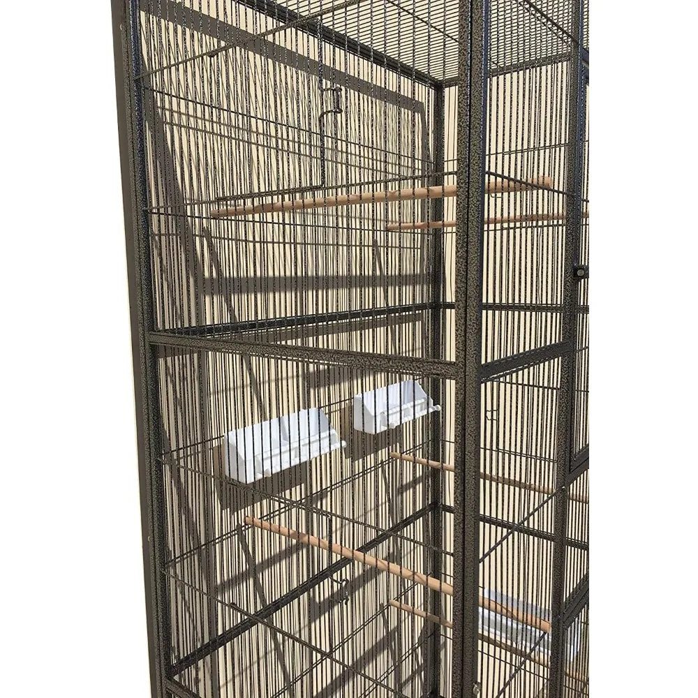 Gap Wrought Iron Parrot Cage Double Stackable Breeder Flight Cage