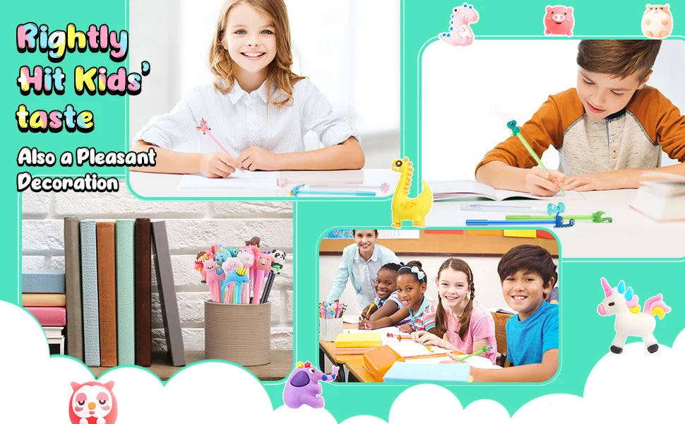 Assorted Gel Ink Pens Set For Office And School Use