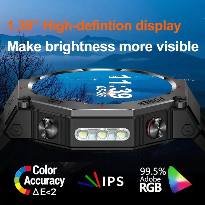 Senbono GPS Smartwatch Built In GPS Bluetooth Call AI GPT