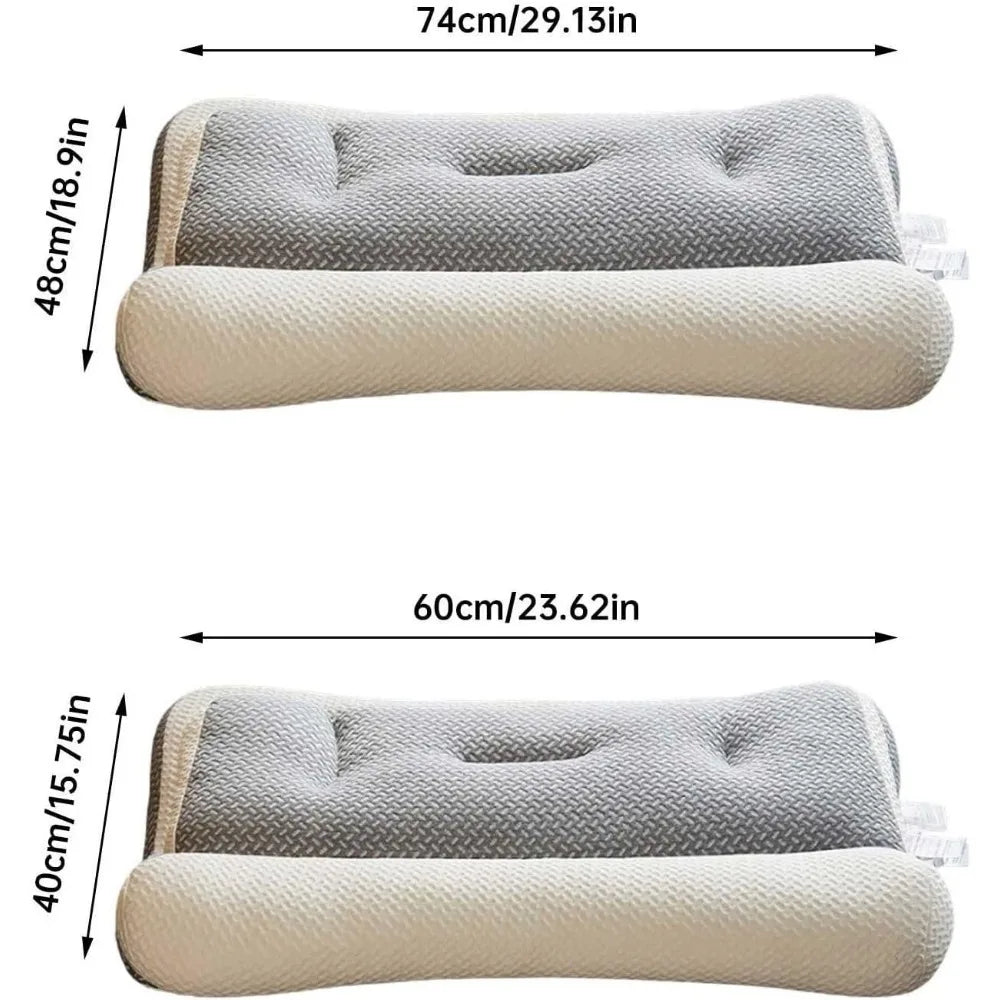 Orthopedic Support Pillow for Deep Sleep and Sleep Apnea
