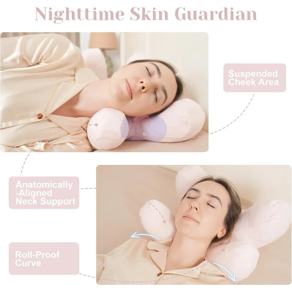 Universal Neck Support Pillow For Anti Wrinkle Sleep Comfort