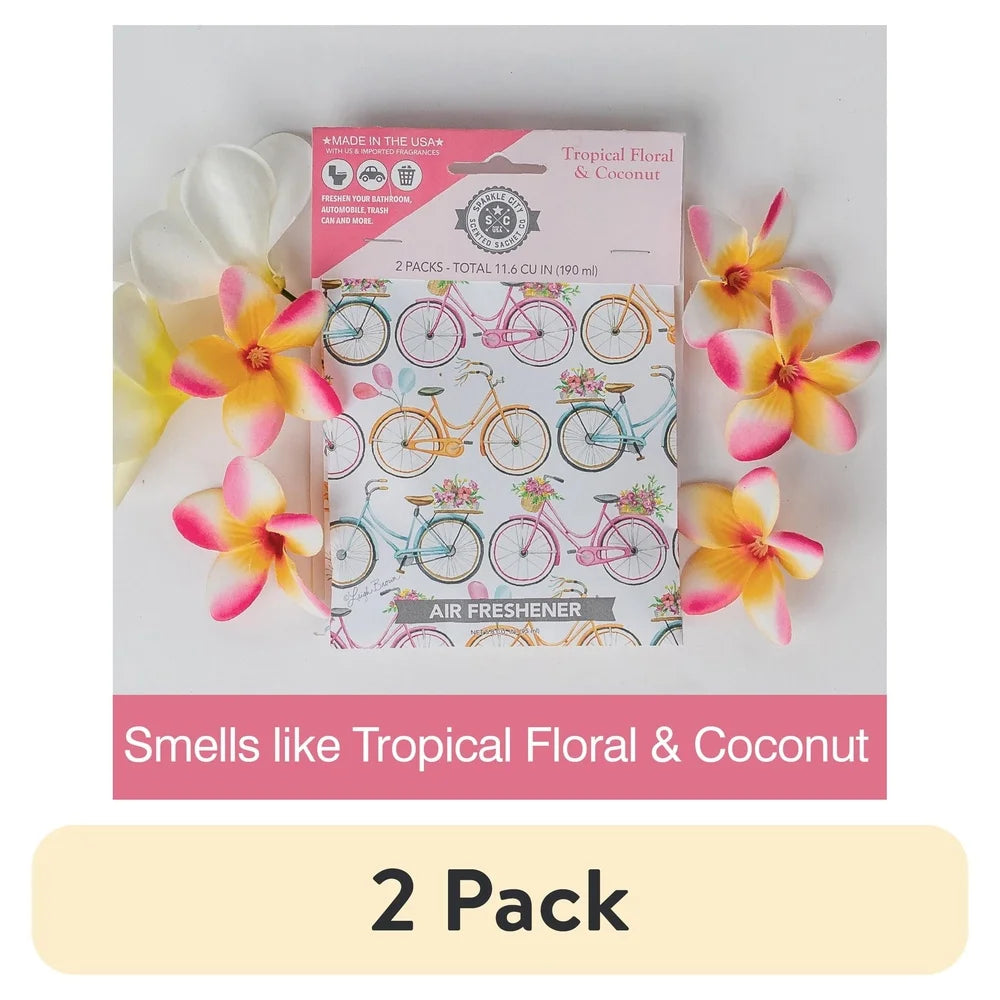 XMSJ Scented Sachets 2 Pack Long Lasting Fragrance