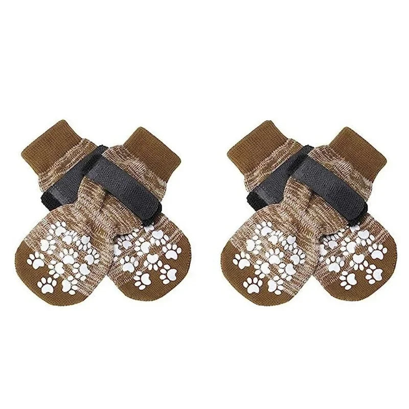 CN Outdoor Dog Breathable Anti-Shedding Socks Water-Resistant Non-Slip Long-Lasting Shoes