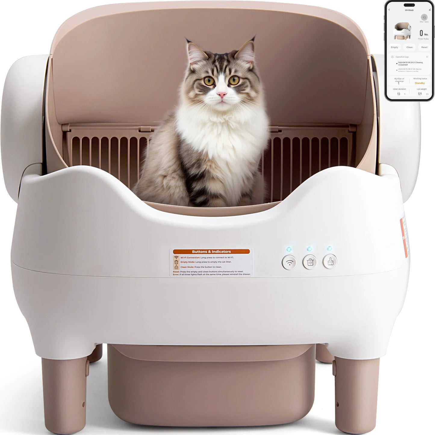Lunapurr Self Cleaning Automatic Cat Litter Box