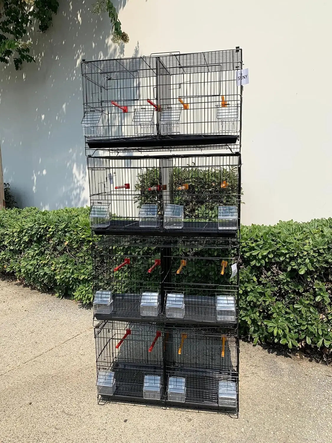 XMSJ Stackable Breeding Bird Cage For Canary Finch