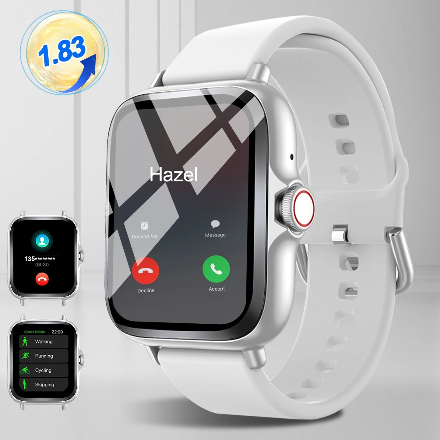 Lomaxfr Smart Watch Touch Screen Calls Message Reminders